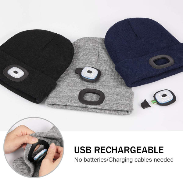 LED Lighted Beanie Cap