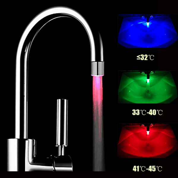 Heat Sensor LED Faucet