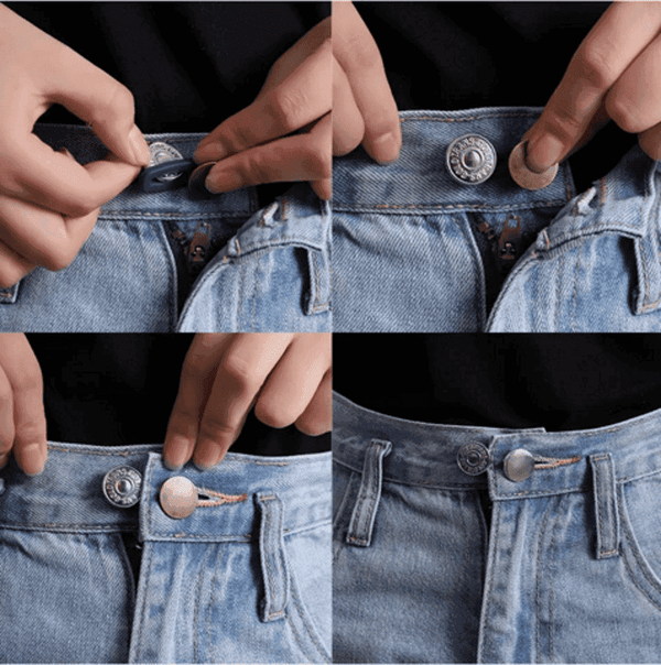 Jeans Retractable Button