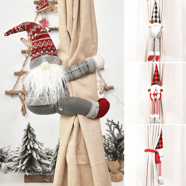 Christmas Santa Curtain Tieback