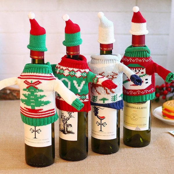 Christmas Wine Bottle Cover