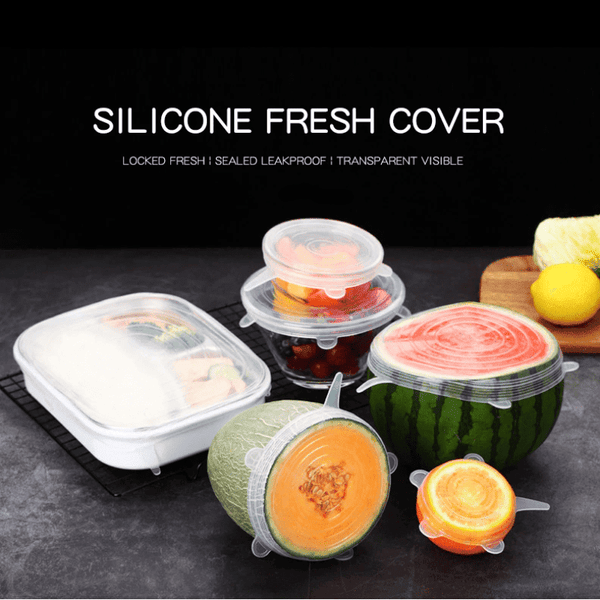 Silicone Stretch Lids Set 6 Pcs