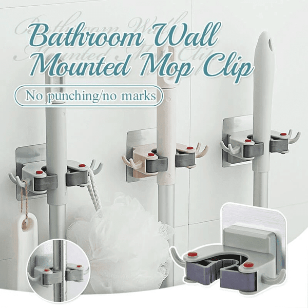 Wall Mounted Mop Clip