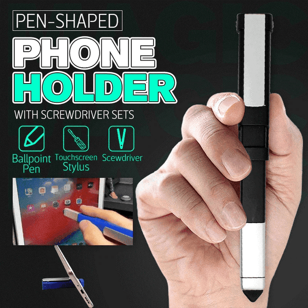 Pen-shaped Phone Holder