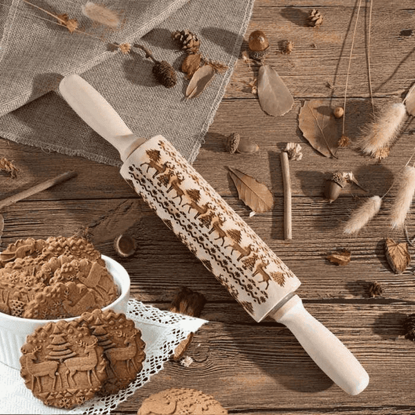 Christmas 3D Rolling Pin