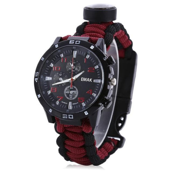 Multifunctional 6-in-1 Outdoor Survival Watch