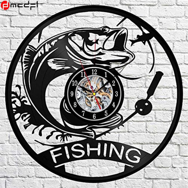 Fishing Wall Clock