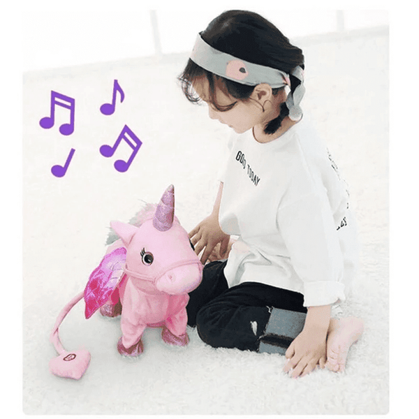 Walking Unicorn Plush Toy