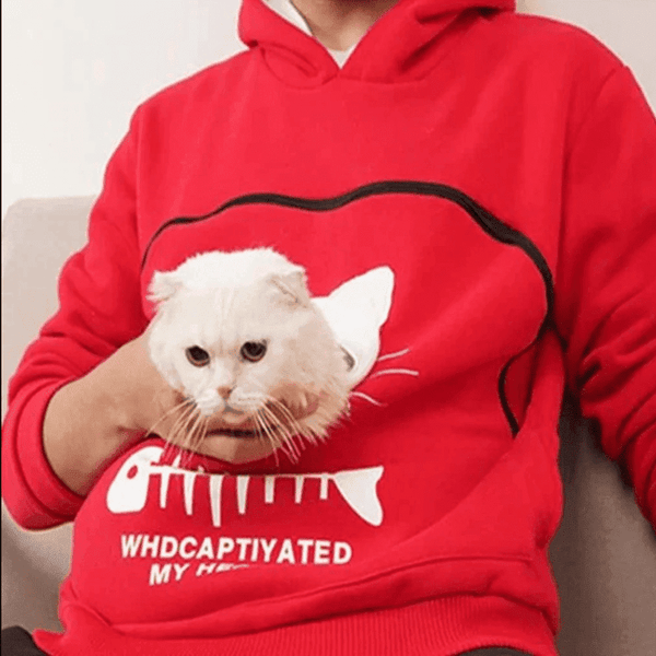 Cat Lovers Hoodie Cuddle Pouch