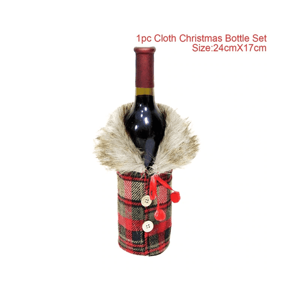 Christmas Wine Bottle Cover