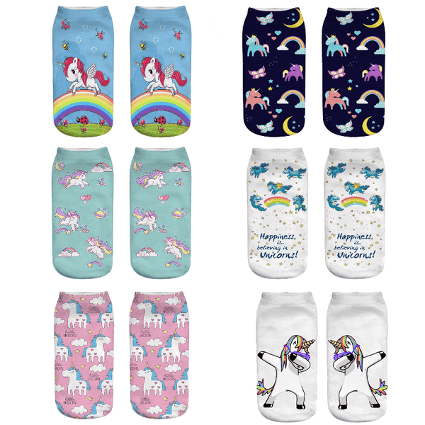 Unicorn Cotton Socks