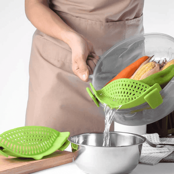 Clip On Silicone Colander