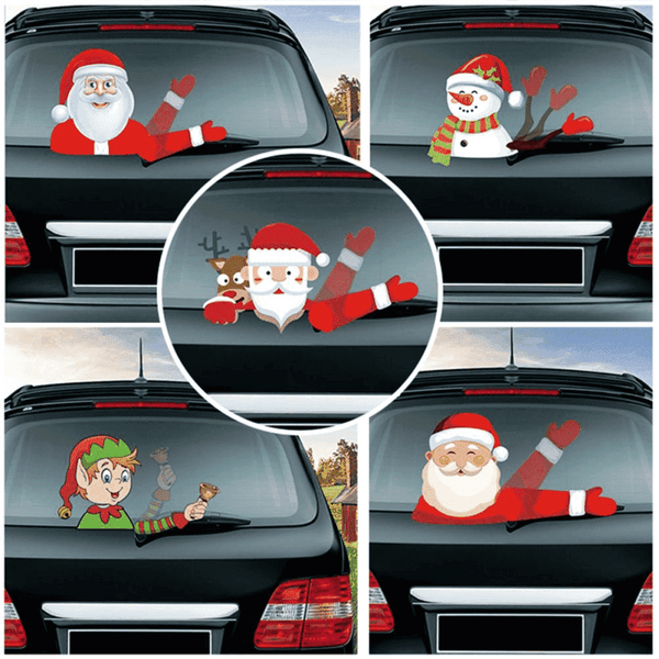 Car Wiper Christmas Decal Stickers