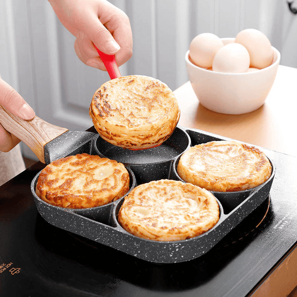 Four Hole Frying Pot Pan