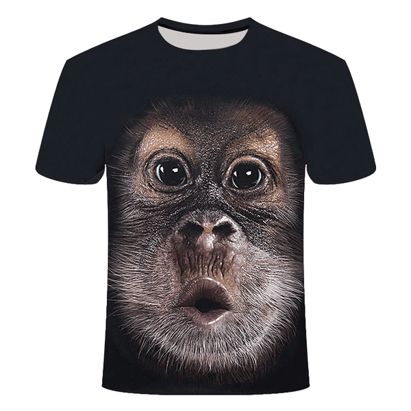 3D Funny Monkey T Shirt