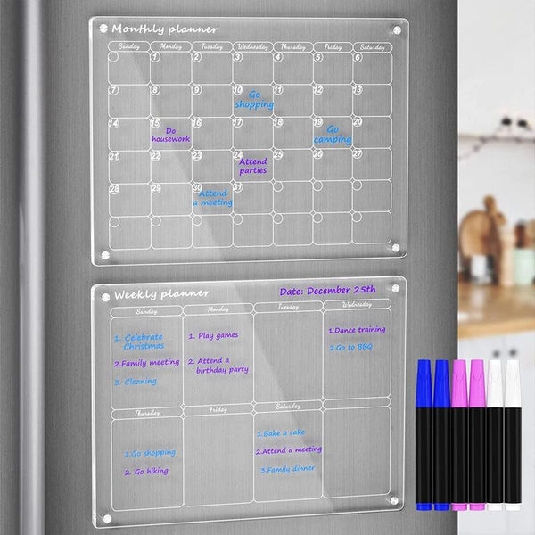 Transparent Magnetic Calendar