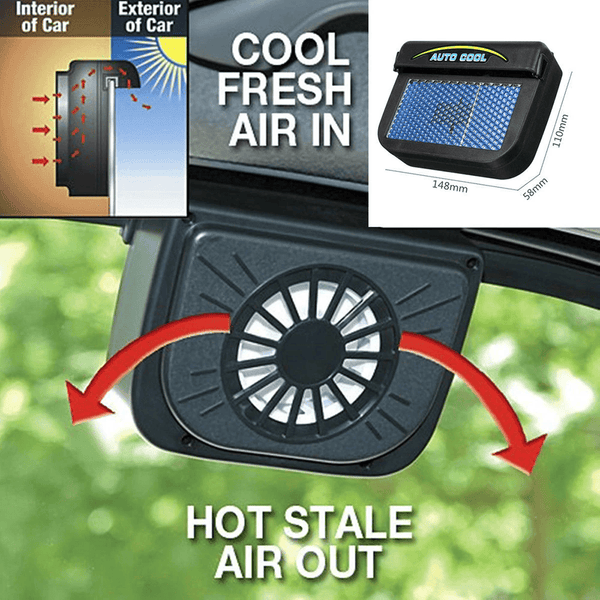 Solar Car Exhaust Fan