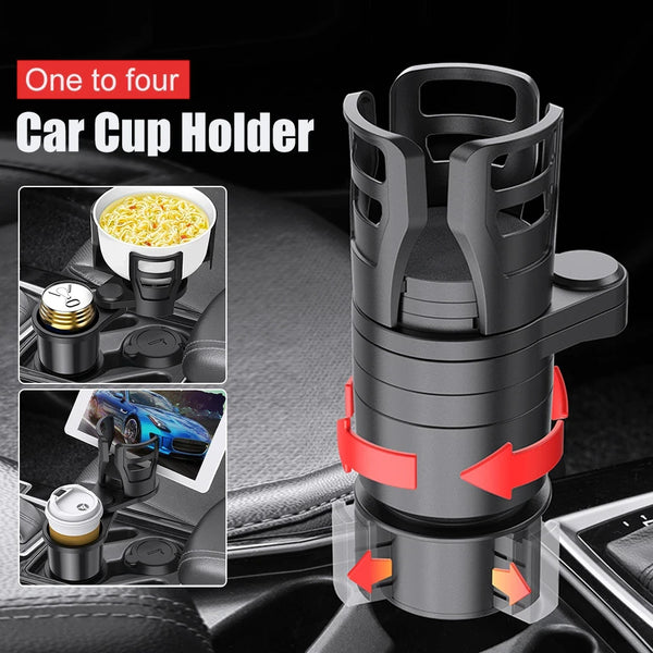 360 Rotating Adjustable Car Cup Holder