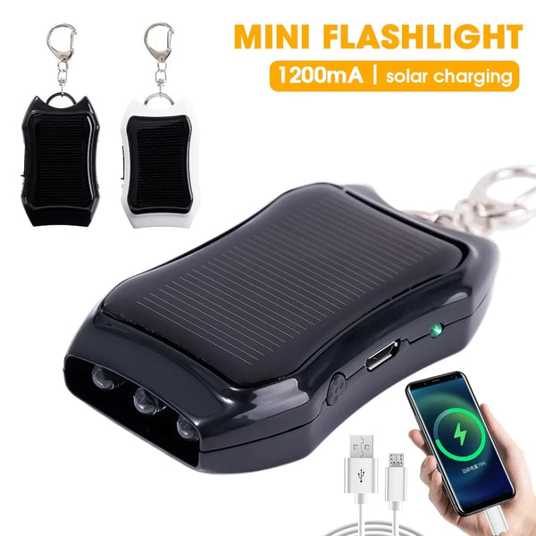 Solar Power Bank Keychain