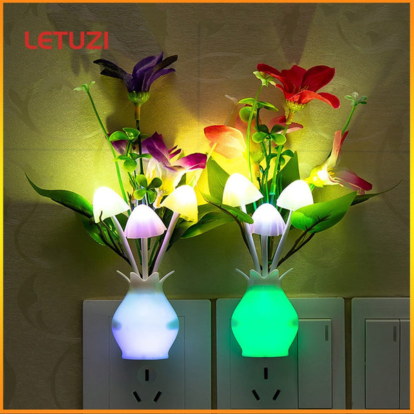 Rose Flower Mushroom Night Lights