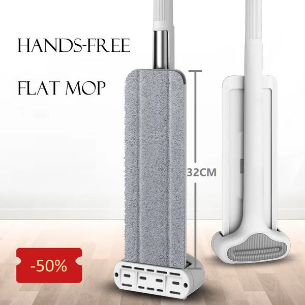 Free Hand Washing Flat Mop