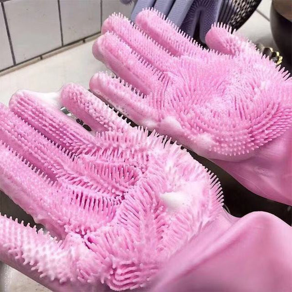 Silicone Cleaning Gloves