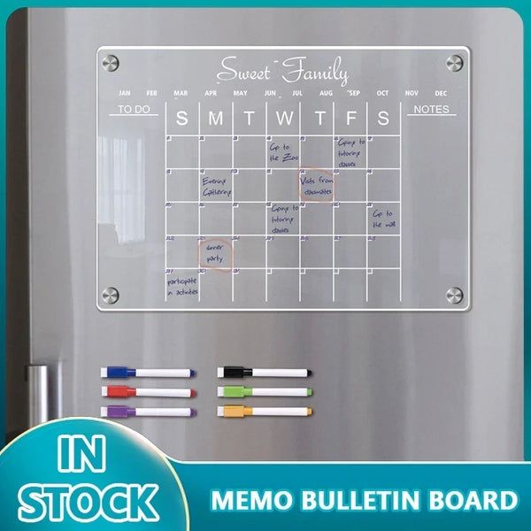 Magnetic Fridge Calendar