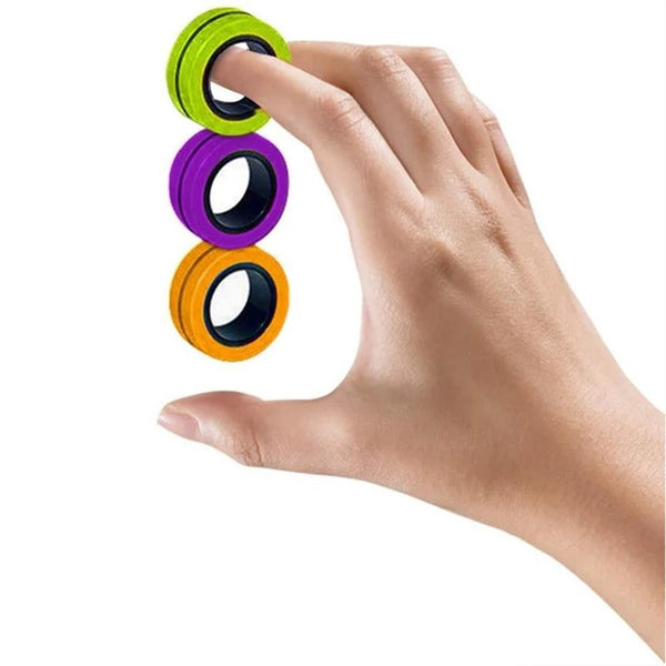 Magnetic Spinning Rings