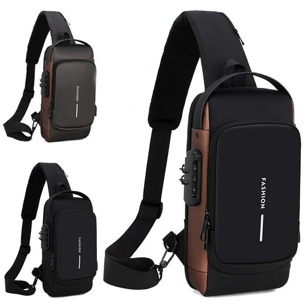 Waterproof USB Shoulder Bag