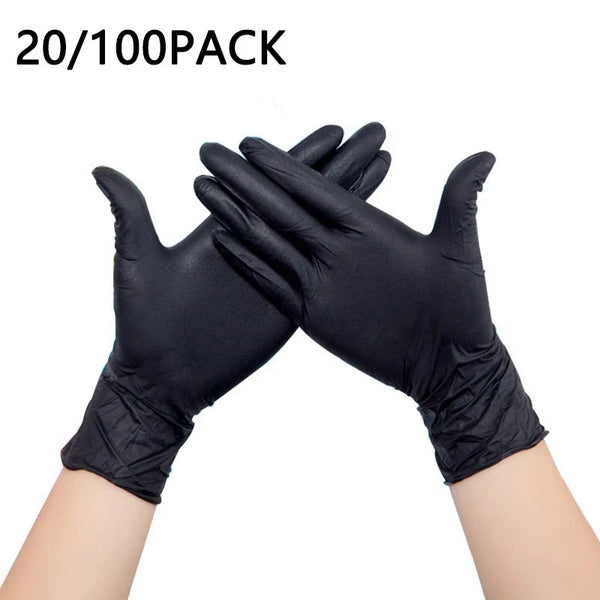 Black Nitrile Gloves