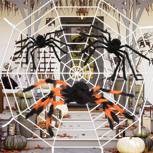 Halloween Fake Spider Decorations