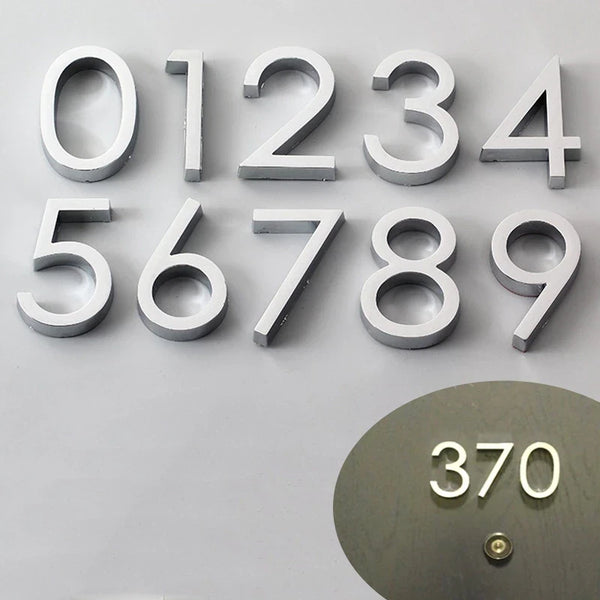 Numeral Door Plaque