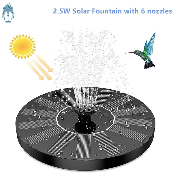 Solar Powered Water Fountain