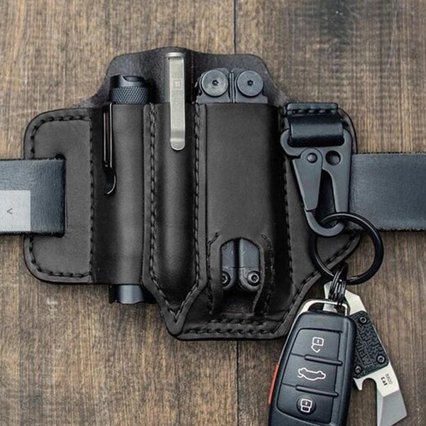 Tactical Multi-Tool Belt PU Leather Bag