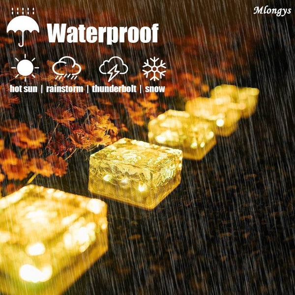 Solar Ice Cube LED Lights