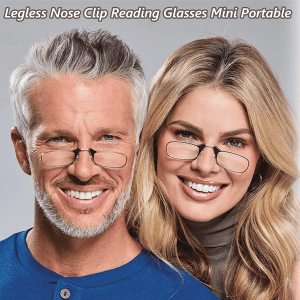 Legless Nose Clip Reading Glasses