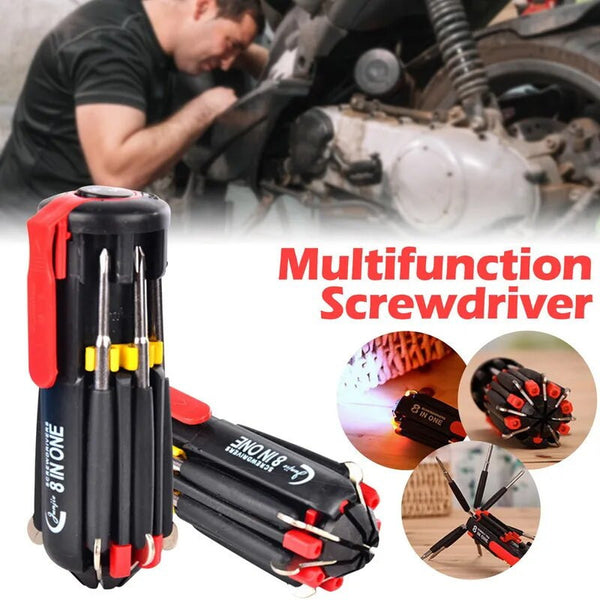 8-In-1 Screwdriver Flashlight