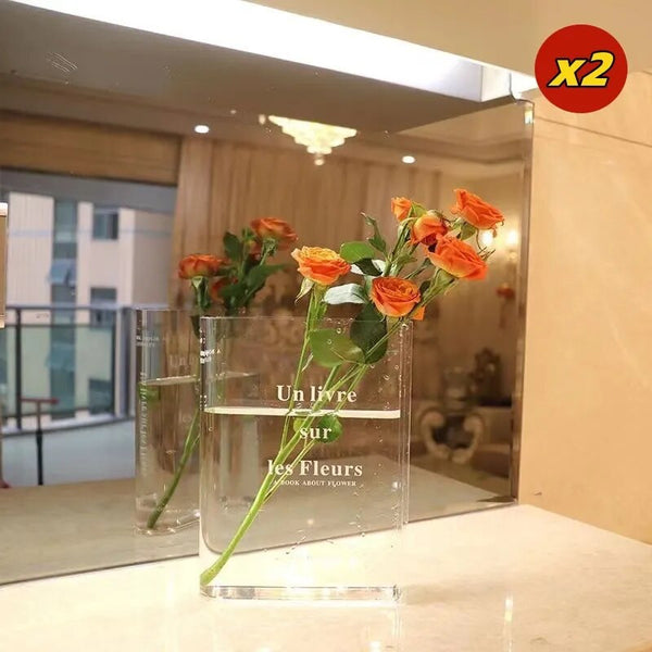 Acrylic Book Vase