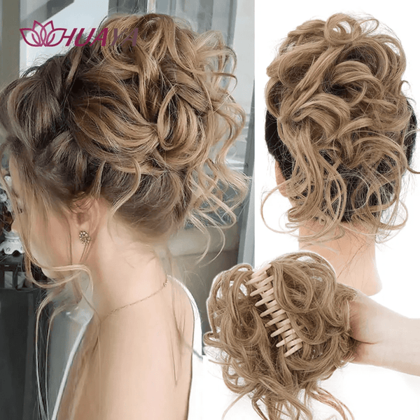 Curly Bun Hair Piece