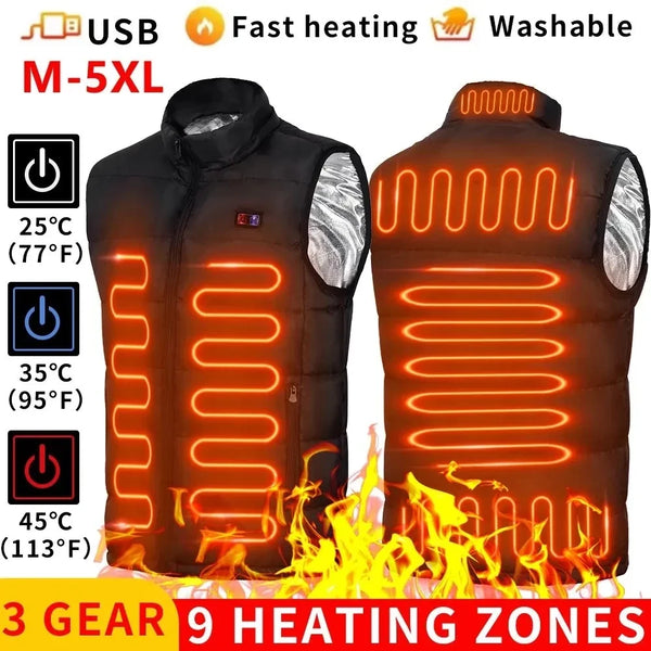 Unisex Warming Heated Vest