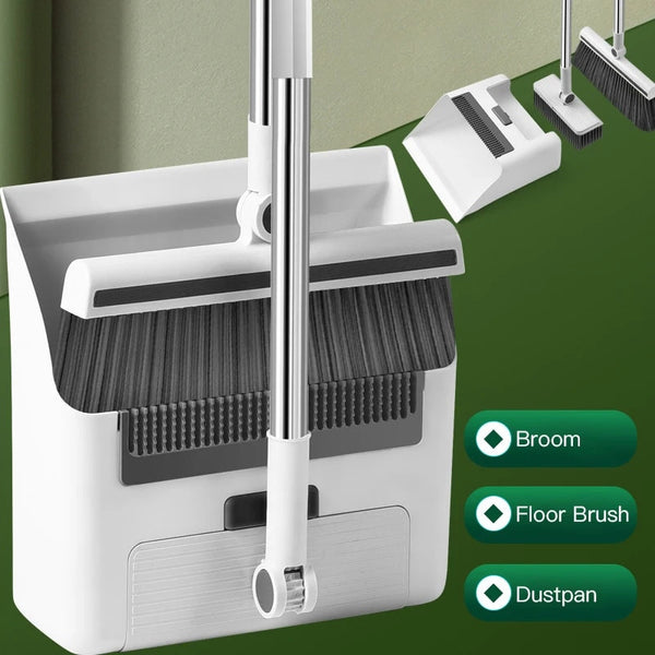 Vertical Folding Broom Set